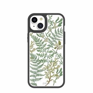 Clear Herbarium iPhone 15
Case With Black Ridge + Black Phone Case Card Bundle